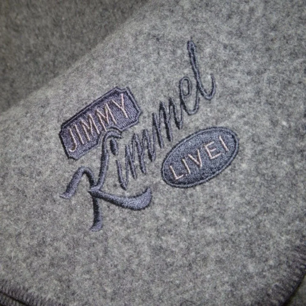 FARIBAULT Woolen Mills JIMMY KIMMEL blanket SWAG twin NWT monogram